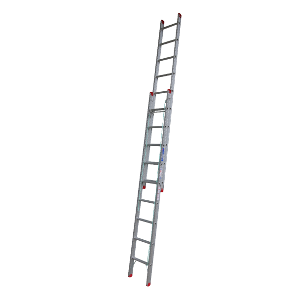 INDALEX 3.2M-5.3M  Industrial Aluminium 135KG Tradesman Extension Ladder