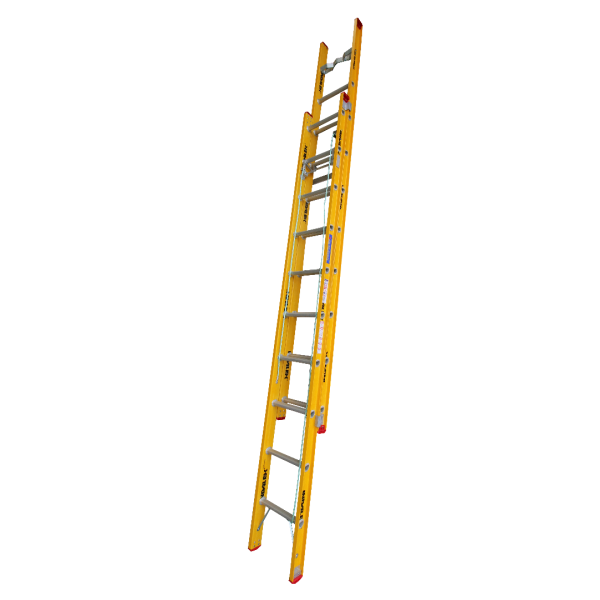 INDALEX 3.4M-5.5M Fibreglass 135KG Tradesman Extension Ladder