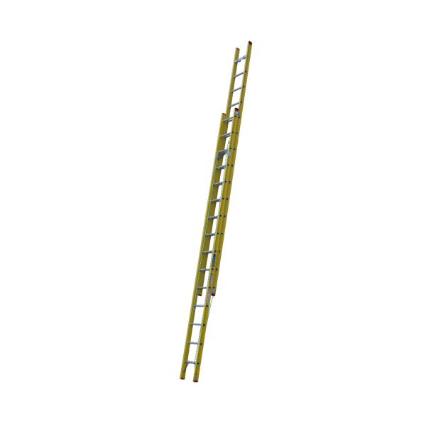 INDALEX 4.9M-8.2M Fibreglass 120KG Tradesman Extension Ladder