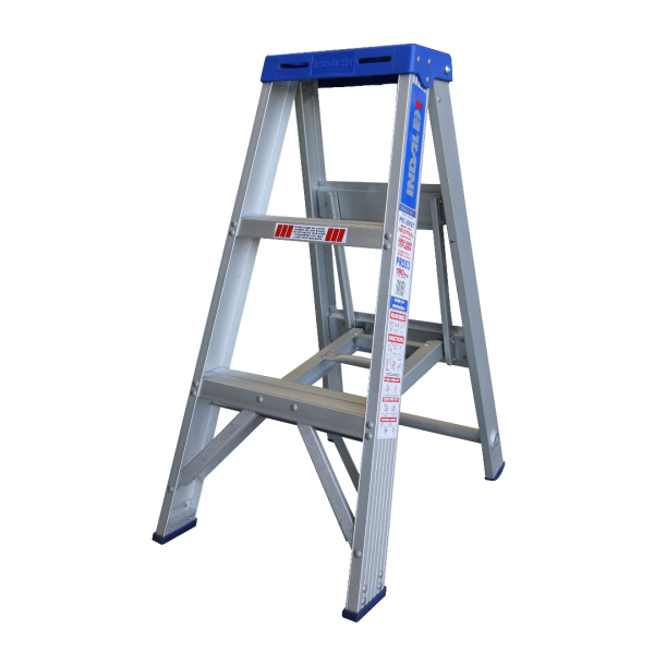 INDALEX 0.9M  Industrial Aluminium 180KG Pro Series Single Sided Step Ladder