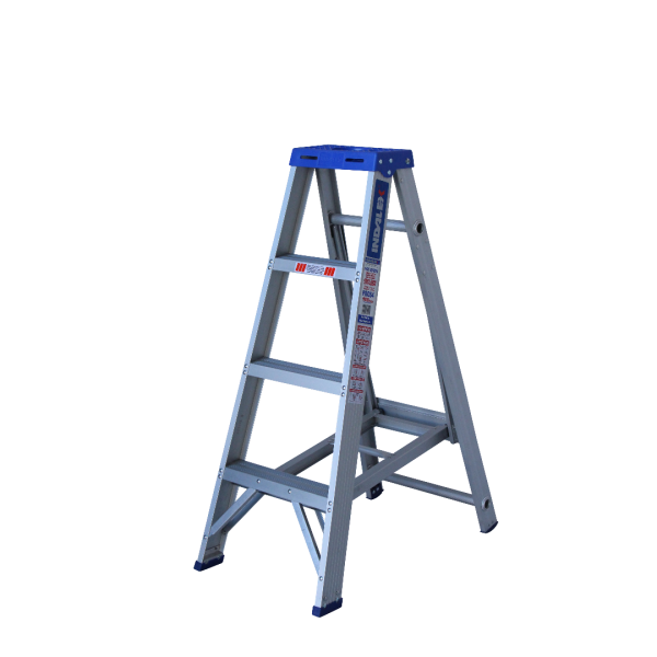 INDALEX 1.2M  Industrial Aluminium 180KG Pro Series Single Sided Step Ladder