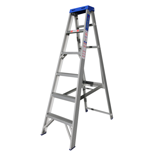 INDALEX 1.8M  Industrial Aluminium 180KG Pro Series Single Sided Step Ladder