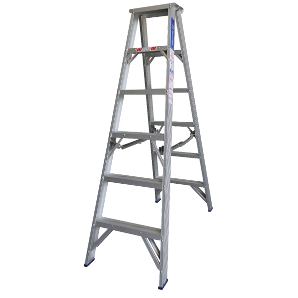 INDALEX 1.8M  Industrial Aluminium 180KG Pro Series Double Sided Step Ladder