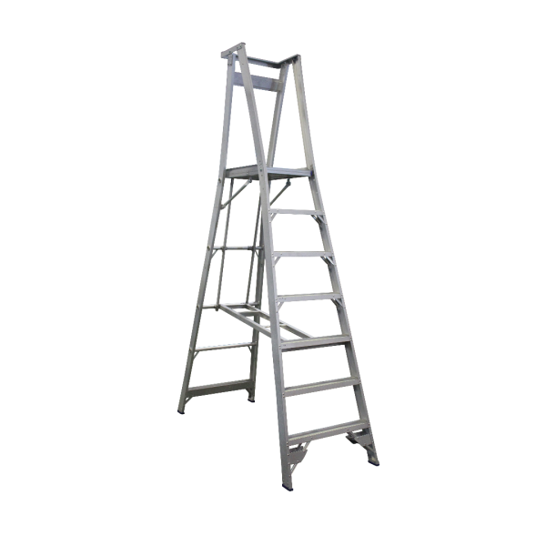 INDALEX 2.1M  Industrial Aluminium 180KG Pro Series Platform Ladder