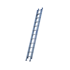 INDALEX 3.8M-6.6M Aluminium 180KG Pro Series Extension Ladder - Swivel Feet