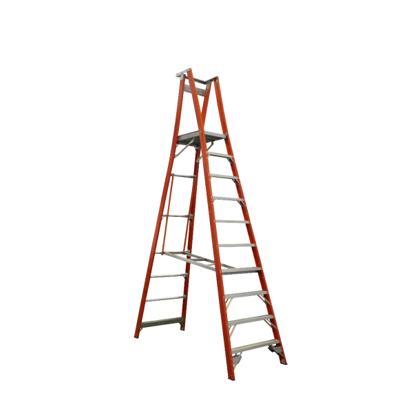 INDALEX 3.0M  Industrial Fibreglass 150KG Pro Series Platform Ladder