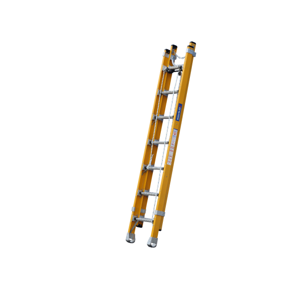 INDALEX 2.7M-4.0M  Industrial Fibreglass 150KG Pro Series Extension Ladder