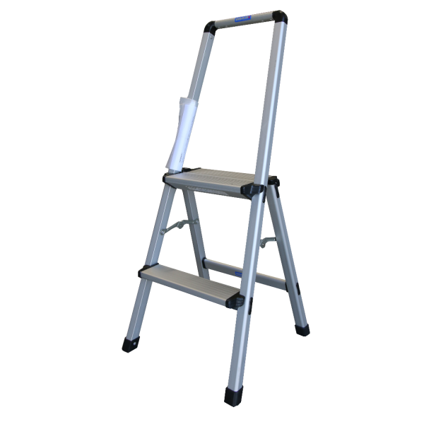 INDALEX 0.6M Domestic Aluminium 100KG Single Sided Step Ladder