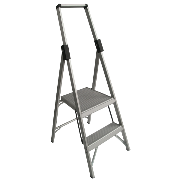 INDALEX 0.6M  Industrial Aluminium 120KG Tradesman Slimline Platform Ladder