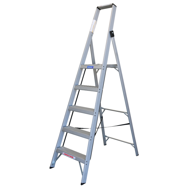 INDALEX 1.5M  Industrial Aluminium 150KG Tradesman Slimline Platform Ladder