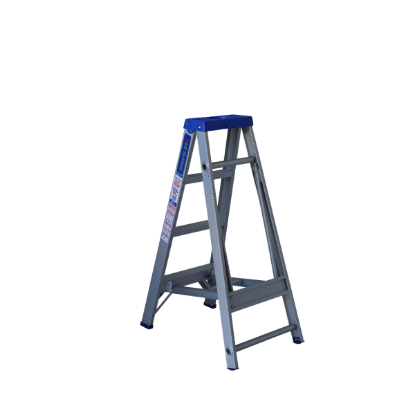 INDALEX 1.2M  Industrial Aluminium 180KG Pro Series Single Sided Step Ladder