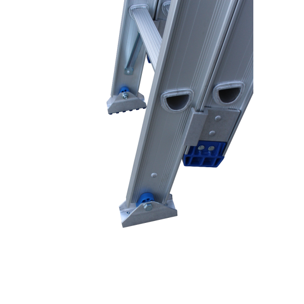 INDALEX 5.0M-9.0M  Industrial Aluminium 150KG Pro Series Extension Ladder - Swivel Feet