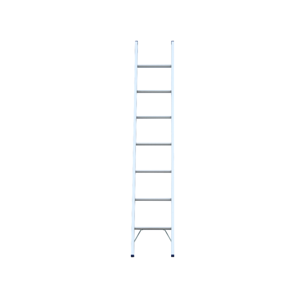 INDALEX 2.4M Aluminium 180KG Pro Series Single Ladder