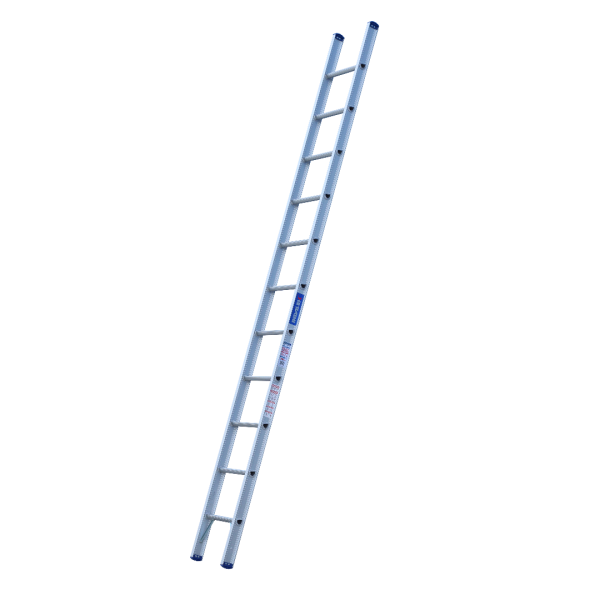 INDALEX 3.7M  Industrial Aluminium 180KG Pro Series Single Ladder