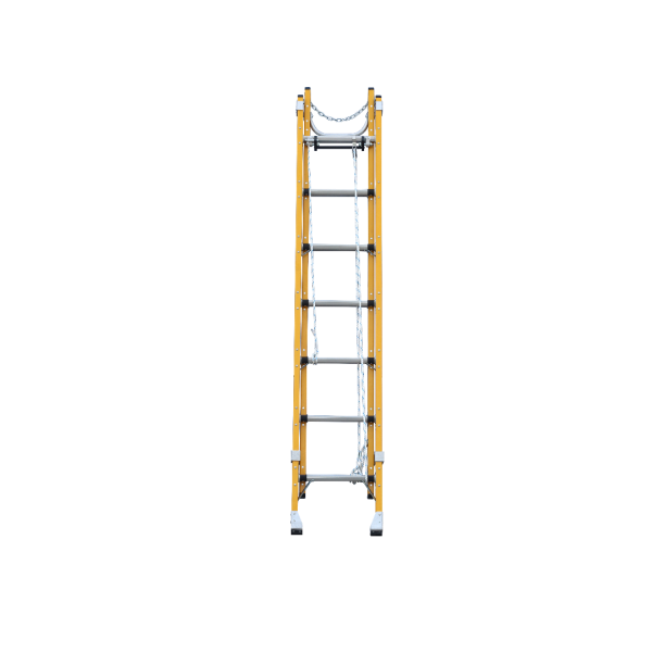 INDALEX 2.7M-4.0M  Industrial Fibreglass 150KG Pro Series Extension Ladder