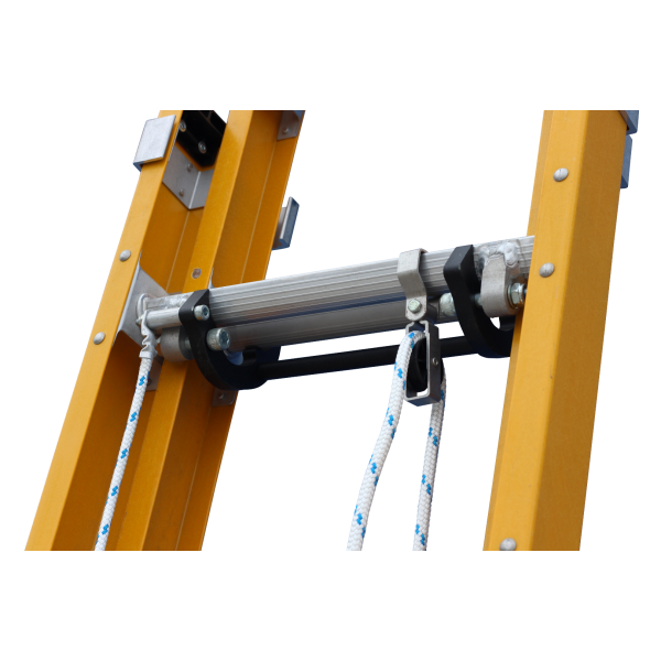 INDALEX 2.7M-4.0M  Industrial Fibreglass 150KG Pro Series Extension Ladder