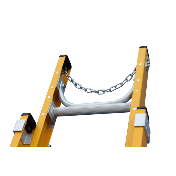 INDALEX 2.7M-4.0M  Industrial Fibreglass 150KG Pro Series Extension Ladder