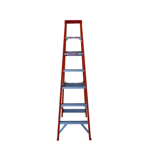 INDALEX 2.1M Fibreglass 135KG Tradesman Single Sided Step Ladder