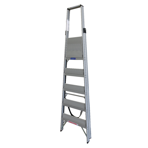 INDALEX 1.5M  Industrial Aluminium 150KG Tradesman Slimline Platform Ladder